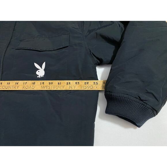Playboy by PacSun Windbreaker Jacket – Men’s Medium/Large, Black Zip-Up - Picture 5 of 12